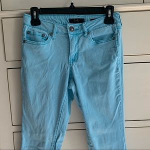 Jessica Simpson aqua forever low rise capris